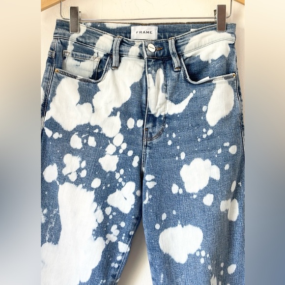 FRAME Le Sylvie Slender Straight-Leg High Waisted Denim Jeans 26 - Picture 6 of 9